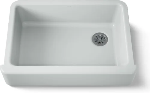 Miniatura 33 de KOHLER Whitehaven® K-6427-42 - Fregadero de cocina empotrado de 35-3/4 pulgadas, autorecortable, Smart Divide, Grande/Mediano con Delantal alto