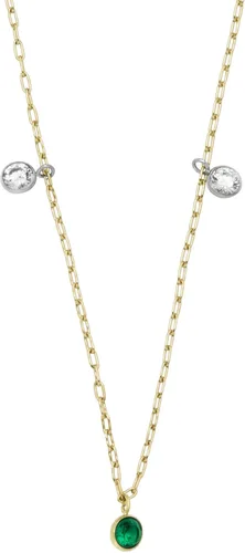 Miniatura 2 de Fossil - Collar con colgante de acero inoxidable en tono dorado para mujer
