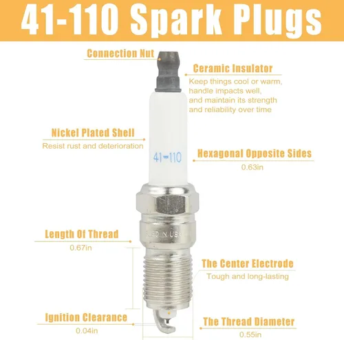 Miniatura 2 de 41-110 Bujías de iridio y cables de bujía M8-48322 para 5.3 6.0L 6.2L Chev-y GM-C Silve-rado Subu-rban Avalan-che Cadi-llac Escal-ade Yu-kon Sierra