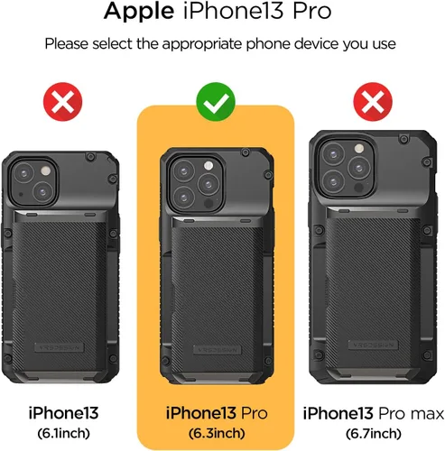 Miniatura 7 de VRS DESIGN Damda Glide Pro - Funda para iPhone 13 Pro, resistente funda semiautomática [4 tarjetas] con soporte para ranura para tarjetas compatible