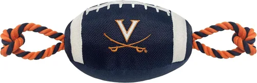 Miniatura 11 de NCAA Penn State Nittany Lions - Juguete de fútbol para perro, materiales de nailon de calidad resistente, cuerdas de tracción fuertes, chirriador