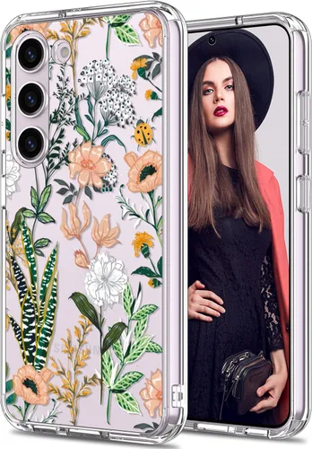 Miniatura 9 de ICEDIO Funda para Samsung Galaxy S23 Plus, delgada, transparente, con diseños de moda, para niñas y mujeres, funda protectora duradera y resistente