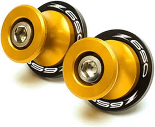 Miniatura 20 de Tornillos de soporte deslizante para carretes de basculante CNC de motocicleta de 0.315 in para Kawasaki Z900 Z 900 Z650 Z 650 2017-2022 2021 2020