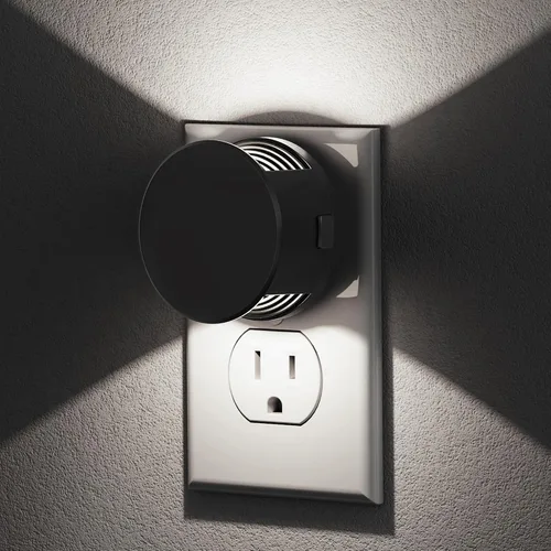 L LOHAS LED Luces nocturnas enchufables a la pared, [paquete de 2] Luz nocturna enchufable con sensor de luz, brillo ajustable, luz blanca diurna de