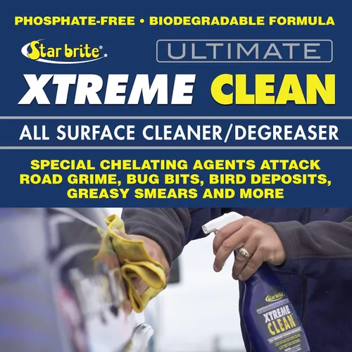 Miniatura 3 de STAR BRITE Ultimate Xtreme Clean - Limpiador desengrasante de alto rendimiento para todas las superficies, ideal para aluminio, fibra de vidrio