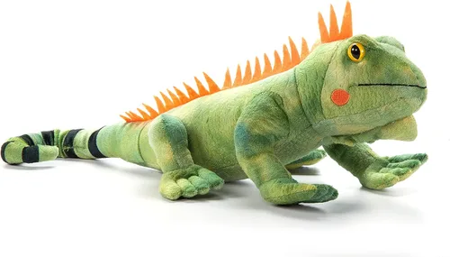The Petting Zoo Iguana - Peluche de peluche, regalos para niños, animales reptiles salvajes Onez, juguete de peluche de iguana de 18 pulgadas