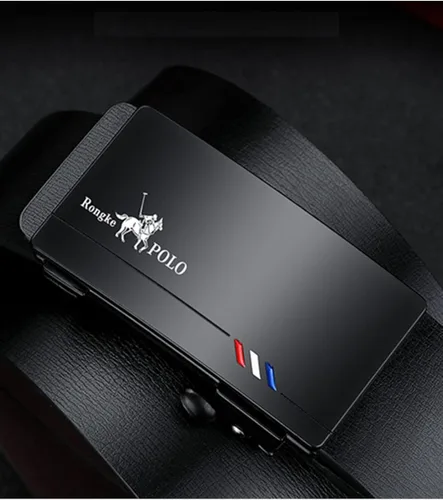 Miniatura 8 de Oyifan Cinturón negro para hombre, cinturón de diseñador de cuero genuino para hombre, cinturón de moda para hombre, cinturón casual para hombre