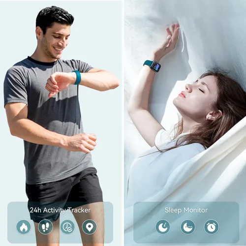 Miniatura 5 de Relojes inteligentes para hombres y mujeres, para hacer o responder llamadas, Alexa integrado, rastreador de actividad física HD de 1.8 pulgadas