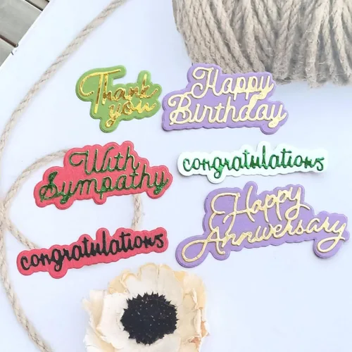 Miniatura 58 de Plantillas de corte de metal para Navidad DIY, plantilla de estampado en relieve para álbum de recortes, creación de tarjetas, molde para álbum