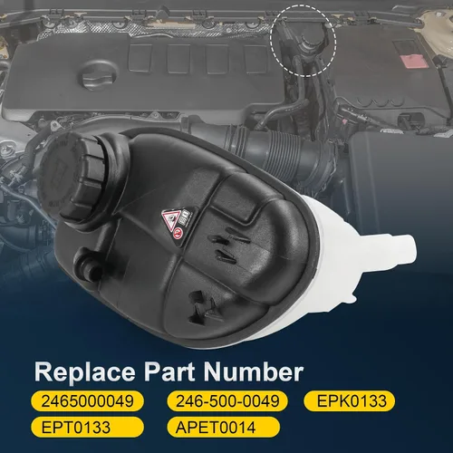 Miniatura 2 de Reemplazo del tanque de desbordamiento de expansión de recuperación del depósito de refrigerante del motor para Mercedes-Benz B250 CLA250 GLA250