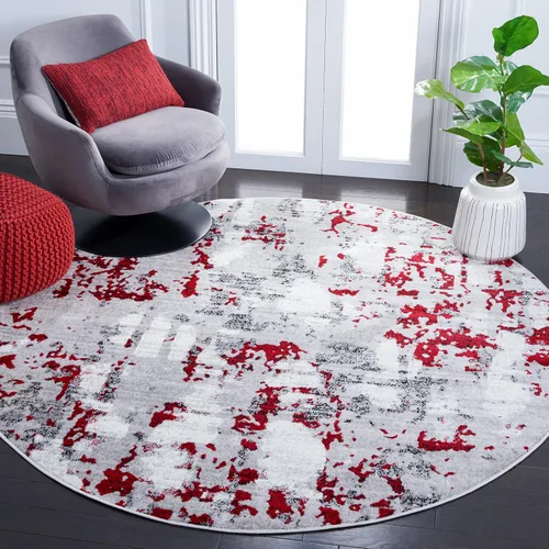 Miniatura 29 de SAFAVIEH Skyler Collection SKY193B - Alfombra moderna abstracta que no desprende pelusa, para sala de estar o dormitorio, 2 x 4 pies, gris/azul