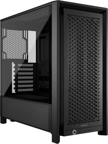 Corsair 4000D Frame Modular - Gabinete ATX de media torre, alto flujo de aire, sistema de montaje de ventilador InfiniRail™, soporte para radiador