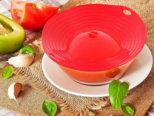 Miniatura 7 de Tapa de tapón para hervir sobre derrames para olla de vapor, cubierta de silicona sin BPA de 11.5 pulgadas, utilizada en utensilios para hornear