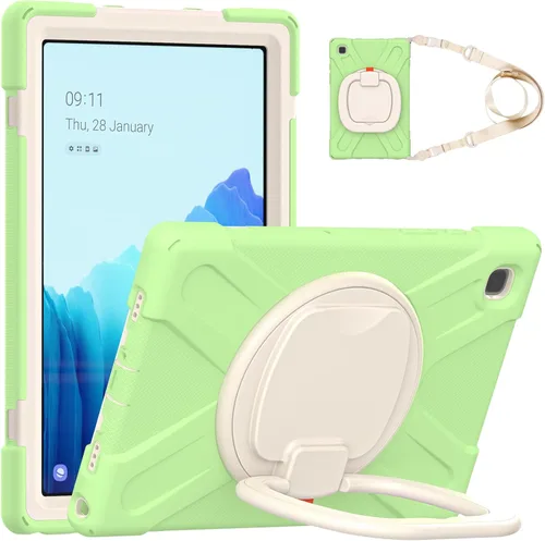 Miniatura 129 de 360 Rotation Case for Galaxy Tab ActivePro/Tab Active4 Pro/Active 5 Pro 10.1" Sturdy Cover Rotate Ring Stand Shoulder Carrying Strap Hand Strap
