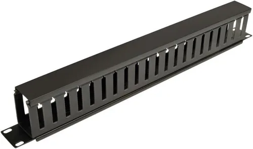Miniatura 2 de Tripp Lite Gestor de cables vertical para rack de servidores, anillos flexibles, acero negro, 6 pies/5.9 ft, dos secciones de 3 pies, garantía de 5