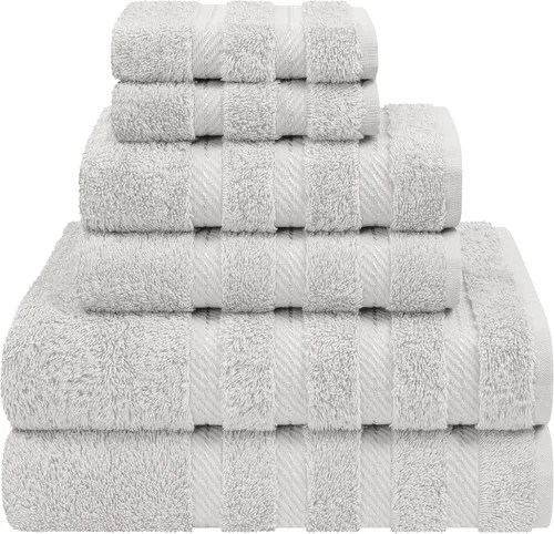 Miniatura 115 de American Soft Linen - Juego de 4 toallas, 100% de algodón turco, 27 x 54 pulgadas, tamaño extragrande, toallas para la ducha, color amarillo