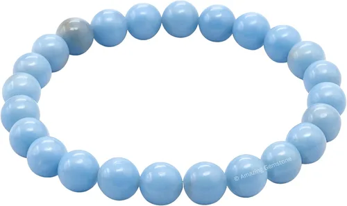 Miniatura 518 de Amazing Gemstone Pulsera de cristal para mujeres y hombres, pulsera de cristal curativo de protección, pulsera elástica con cuentas de piedras