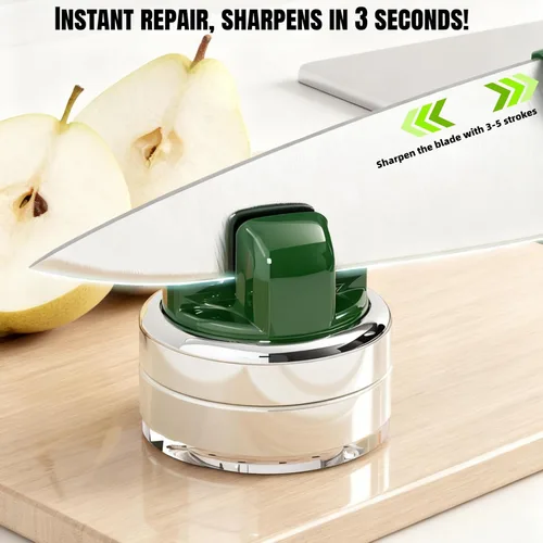 Miniatura 3 de Afilador de cuchillos de cocina con base de succión para manos libres, afiladores de cuchillos de bolsillo compactos, herramienta profesional todo