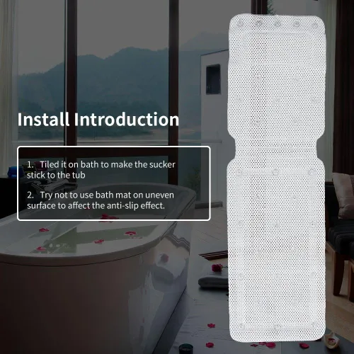Miniatura 5 de Cojín de baño para bañera, almohada de baño, almohada suave para el cuello, tapete con almohada extra, para almohadas de baño, accesorios de baño