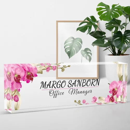 Miniatura 46 de Placa de nombre para escritorio, placa de nombre de escritorio personalizada, regalos para compañeros de trabajo, jefe, profesor, enfermera, regalos
