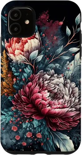 Miniatura 8 de Winter Floral Flower Design Case for iPhone 17