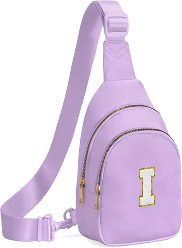 Miniatura 39 de Regalos de cumpleaños Viverte para niñas de 7, 8, 9, 10, 11, 12, 13 años, pequeño bolso cruzado de hombro con inicial, bolso cruzado de hombro