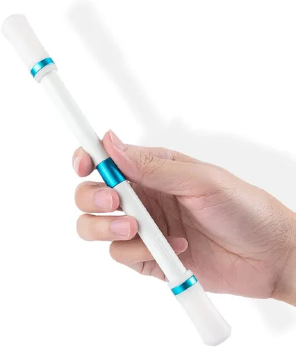 Miniatura 3 de 4 bolígrafos giratorios de gel para juegos, bolígrafo volador giratorio para dedos, juguete de liberación de presión para niños, estudiantes, Negro