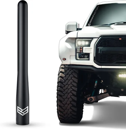RONIN FACTORY Antena de camión para Ford F150 F250 F350 Super Duty Raptor Bronco (21-23) Lightning Dodge RAM 1500 Accesorios - Antirrobo - Seguro