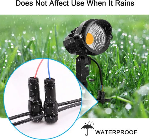 Miniatura 5 de iCreating Paquete de 22 Conectores de Cable de Luz de Paisaje de Repuesto Impermeables de Bajo Voltaje Conectores de Alambre de Calibre 12-20
