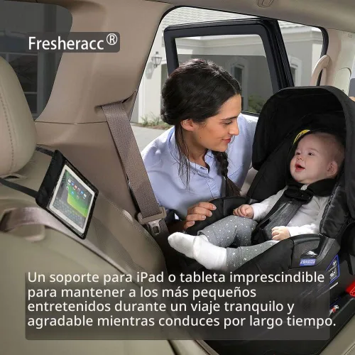 Miniatura 5 de Soporte para Tablet iPad Kindle de Automóvil para Espejo Trasero y Delantero, Carcasa Colgante de Montaje para Reposacabezas del Asiento Trasero