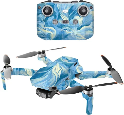 Miniatura 13 de Mighty Skins Compatible con DJI Mini 2 Dron portátil – Monsoon protector, duradero y único vinilo adhesivo cubierta fácil de aplicar, quitar