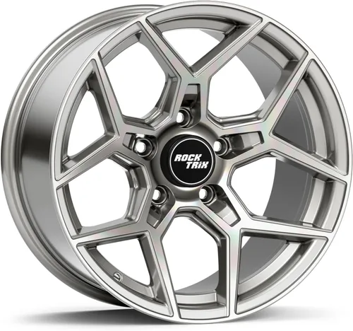 RockTrix RT105 - Rueda de 18.0 pulgadas compatible con Toyota Tundra Land Cruiser Sequoia 18x9 5x150 (desplazamiento de -0.472 pulgadas) 4.331