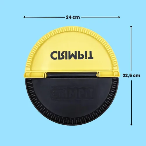 Miniatura 4 de CRIMPiT Sellador de tortillas grande – Para tortillas de harina de 10 a 12 pulgadas Haz tacos sellados, quesadillas, burritos y más Comidas sin