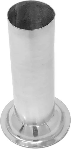 Miniatura 5 de Tubo de llenado de bolsas de carne de 2 pulgadas de acero inoxidable #32 para picadora de carne