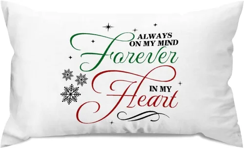 Miniatura 13 de Always with You - Fundas de almohada lumbar de 12 x 20 pulgadas, fundas de cojín de lona para decoración de sofá, sala de estar