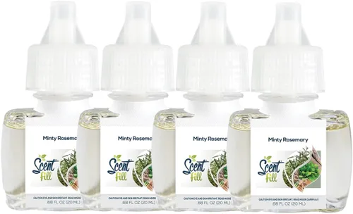 Miniatura 45 de Scent Fill Ambientador enchufable de pachulí de vainilla, 4 recambios de aceite perfumado