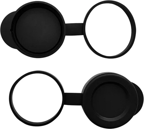 Miniatura 4 de 42mm Tapas de lente objetivo para binocular/monocular Diámetro interno 50.5-51.8mm Juego de cubiertas de goma negras