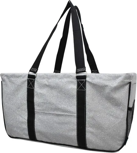 Miniatura 26 de NGIL Bolsa de comestibles reutilizable extra grande plegable de gran tamaño para comestibles, almacenamiento, picnic, playa, Flecha-negro