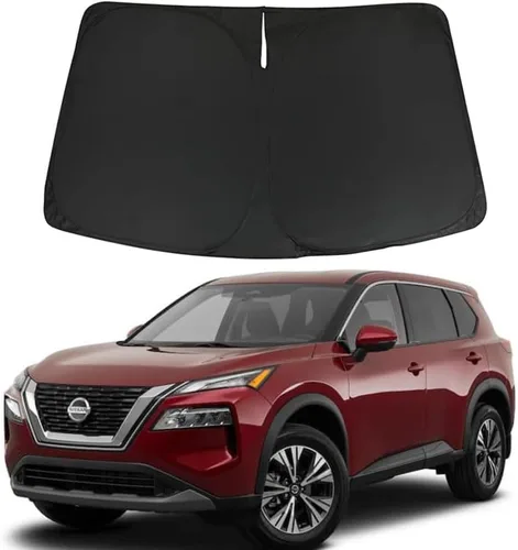 Parasol para parabrisas para Nissan Rogue 3ª generación 2021 2022 2023 (no para Rogue Sport), pantalla plegable para ventana delantera, bloquea los