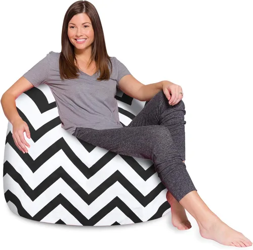Miniatura 55 de Posh Beanbags - Sillón puff Azul Rey Sólido