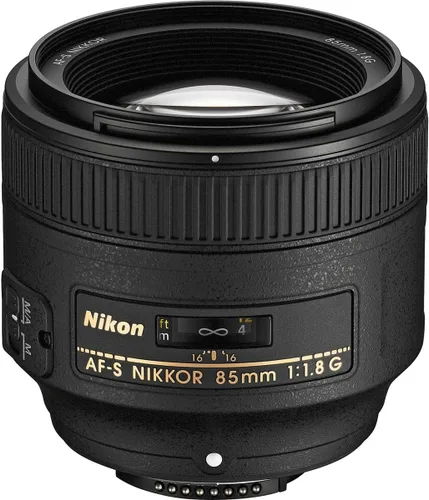 Nikon AF S NIKKOR Lente fija de 85mm f/1.8G con autofoco para cámaras DSLR Nikon