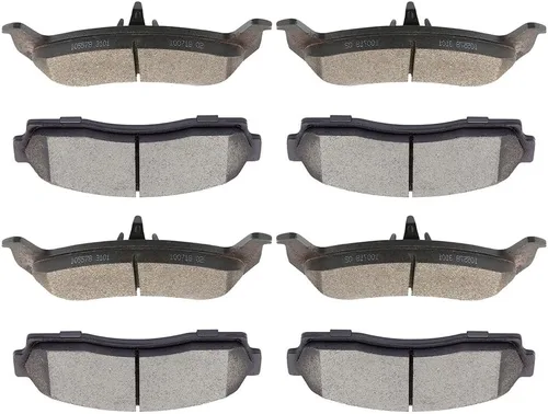 Miniatura 16 de Juego de pastillas de cerámica, D815 D537 SCITOO 8 piezas de pastillas de freno delanteras y traseras para Acura CSX 2006-2011, para Acura ILX