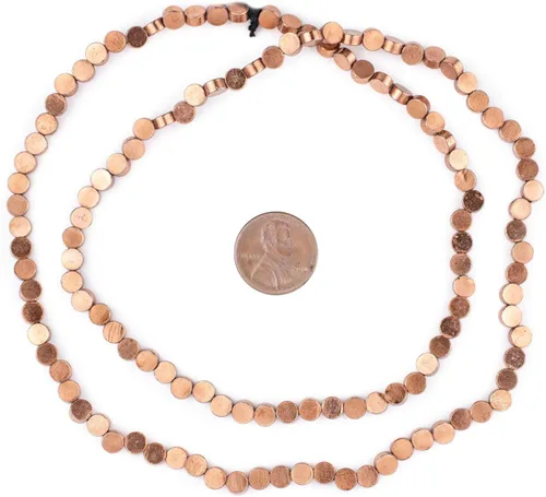 Miniatura 2 de TheBeadChest - Cuentas circulares de cobre (0.197 in)