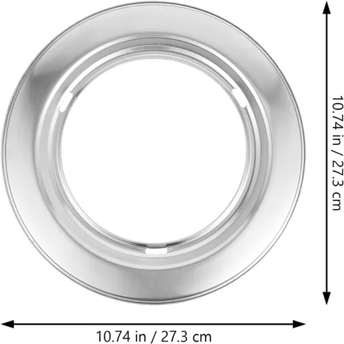 Miniatura 6 de Cabilock Adaptador de anillo de acero inoxidable para estante redondo Cocina Anillo de vapor Alimentos