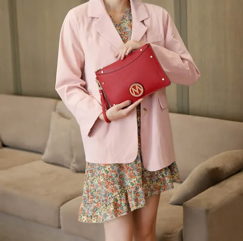 Miniatura 11 de MKF Collection Mia K - Bolso Hobo para mujer, de piel vegana, bolso de hombro holgado, bolso con asa superior