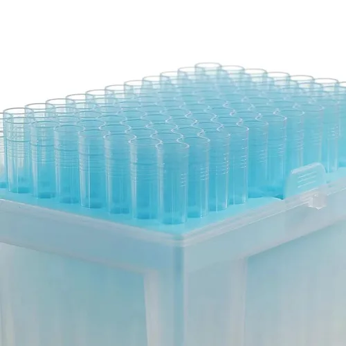 Miniatura 7 de Puntas de pipeta de 1000 ul – Puntas universales de pipeta – en rack, sin ARNasa/DNasa y seguras para pirógenos, 96 puntas/paquete de 10 estantes