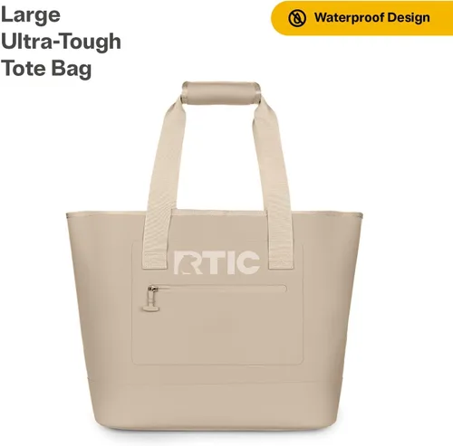 Miniatura 2 de Bolsa tote ultrarresistente RTIC, impermeable para playa, piscina, toalla, compras, de gran capacidad, resistente a perforaciones, grande