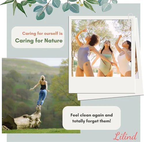Miniatura 5 de Lilind ® Paquete de 7 toallas de tela para tanga en flores rojas, 100% algodón orgánico, reutilizables, lavables, toallas sanitarias menstruales