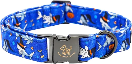 Miniatura 41 de Elegant little tail Collar para perro de Pascua, collar de perro con estampado de huevos de conejo, collar para mascotas, collar rosa para perros