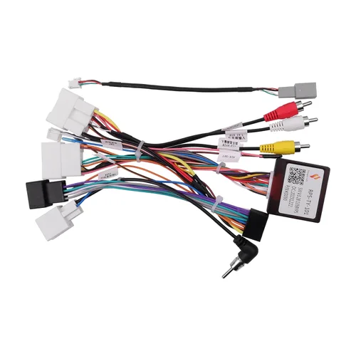 Miniatura 10 de para Toyota Kit de arnés de cableado de estéreo para Corolla RAV4 Camry 4Runner Prado Tundra, conector Plug&Play Highlander con adaptador CANBUS